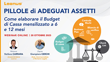 Adeguati Assetti: Come elaborare il Budget di Cassa mensilizzato a 6 e 12 mesi