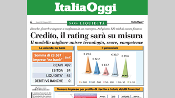 Credito, il rating sarà su misura