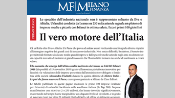 Il vero motore dell’Italia