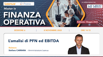 Master Finanza Operativa – L’analisi di PFN ed EBITDA