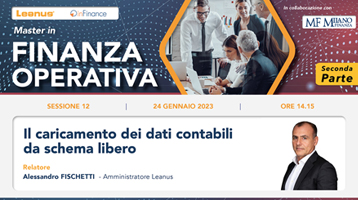 Master Finanza Operativa – Il caricamento dei dati contabili da schema libero