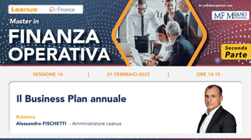 Master Finanza Operativa – Il Business Plan annuale