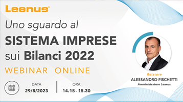 Uno sguardo al SISTEMA IMPRESE sui Bilanci 2022