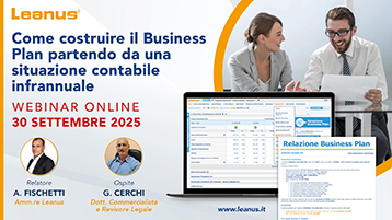 Come costruire il Business Plan partendo da una situazione contabile infrannuale